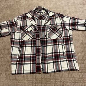 {Zara} Plaid Oversized Shacket /Overshirt ~Size XS